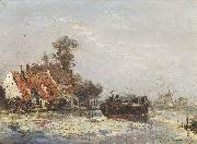 Johan Barthold Jongkind, River near Rotterdam